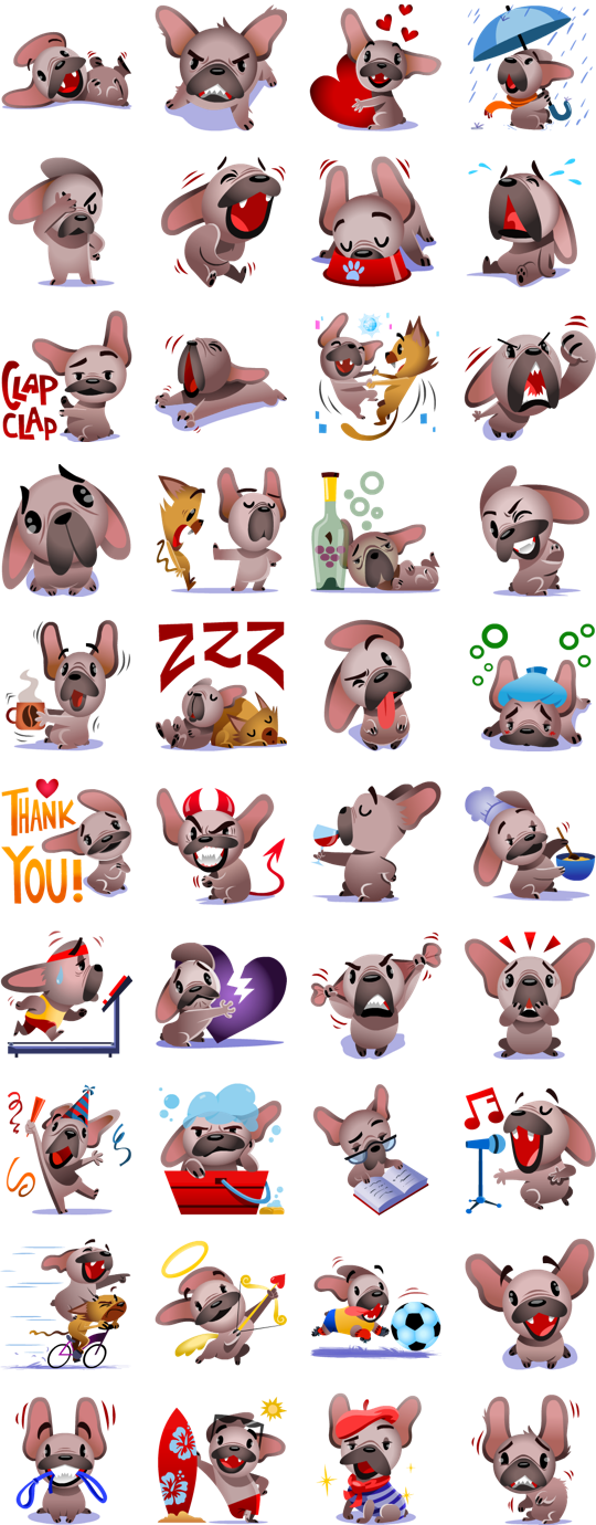 Facebook_ Koala_ Emoji_ Set PNG Image