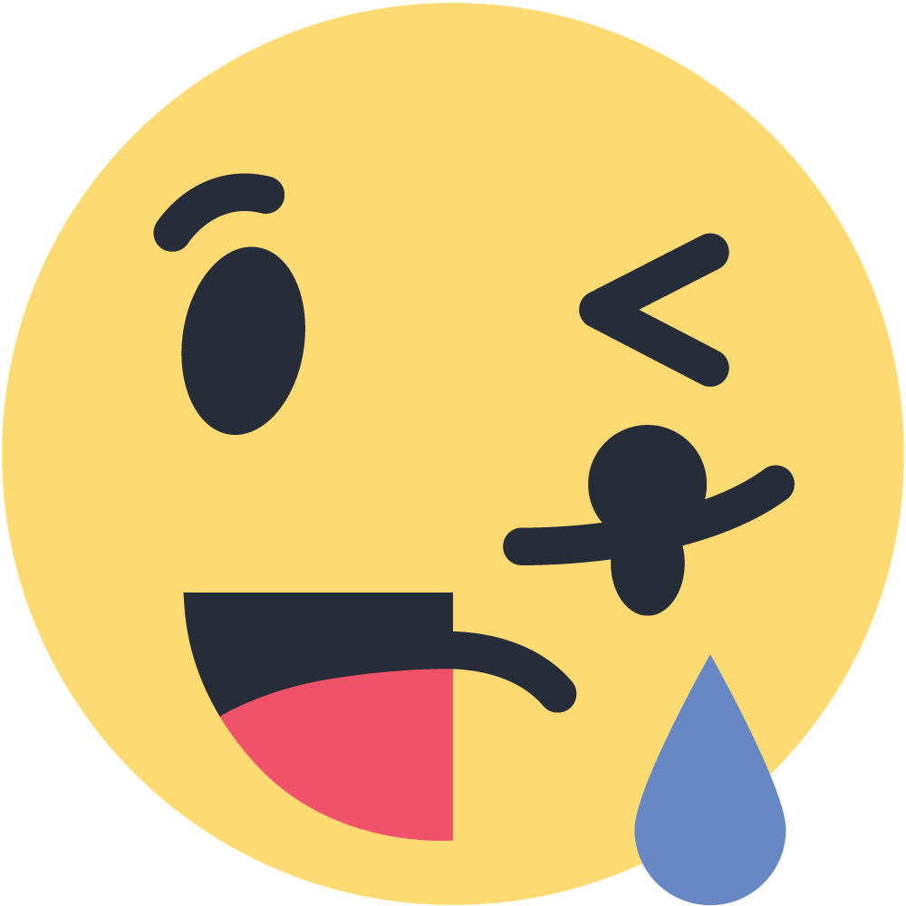 Facebook Laughing Reaction Emoji PNG Image