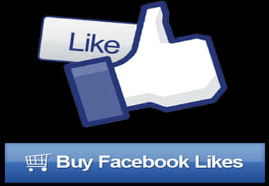 Facebook Like Button Advertisement PNG Image