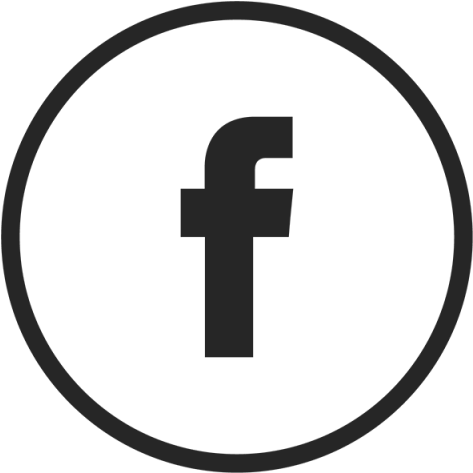 Facebook Logo Black Background PNG Image