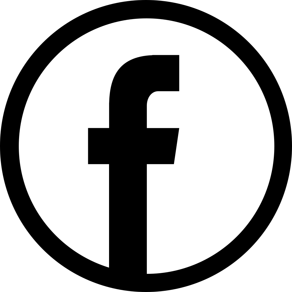 Facebook Logo Black Background PNG Image