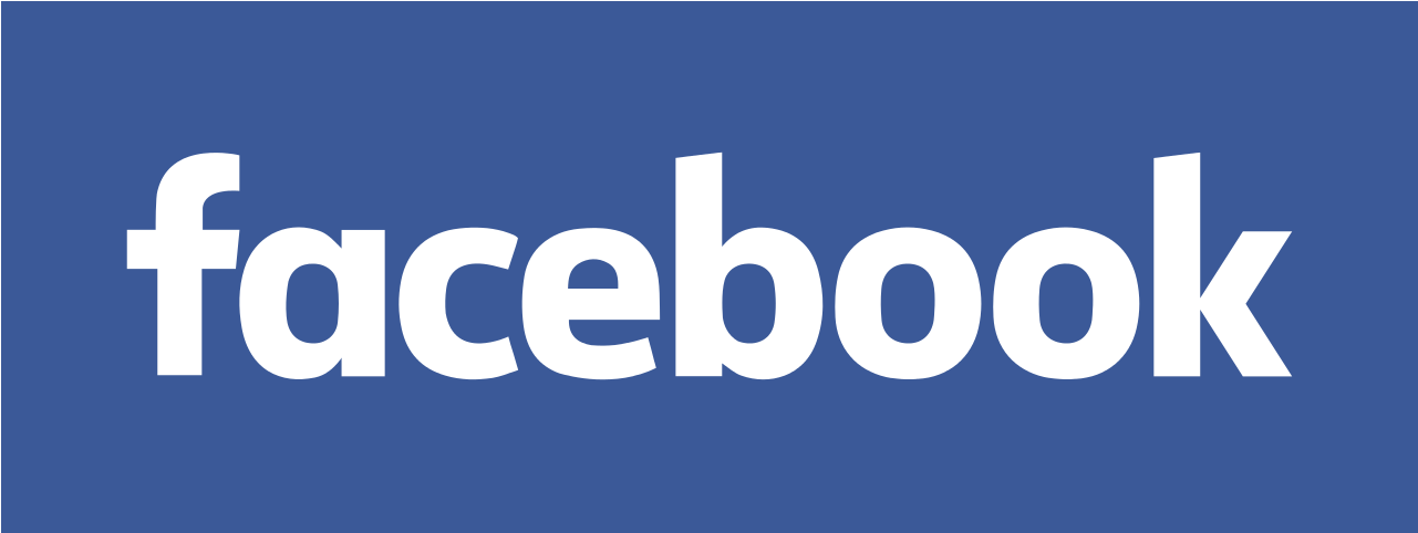 Facebook Logo Classic Blue Background PNG Image