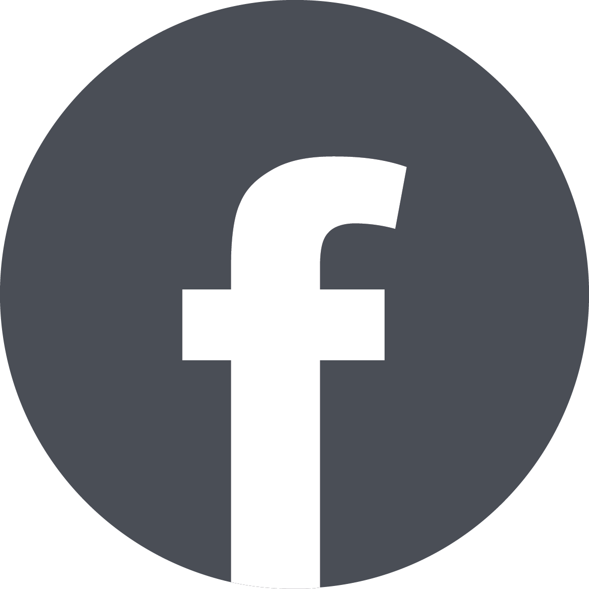 Facebook Logoon Black Background PNG Image