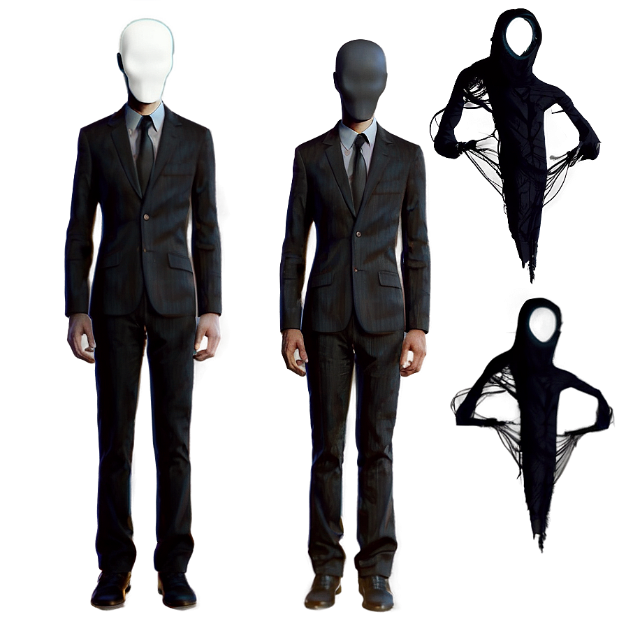 Faceless Slender Man Png 24 PNG Image