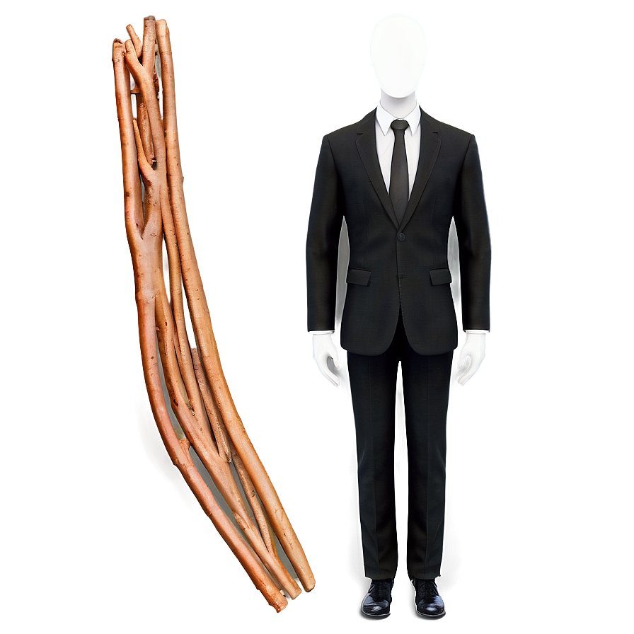 Faceless Slender Man Png Trw PNG Image