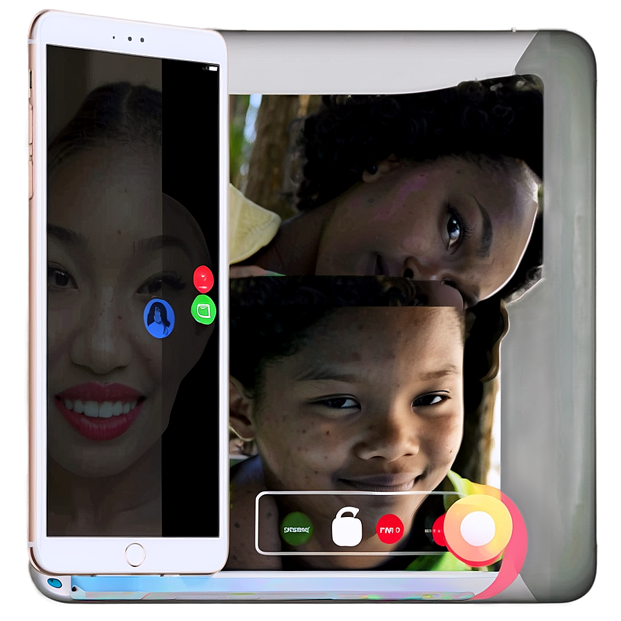 Facetime Call On Ipad Screen Png Auv PNG Image