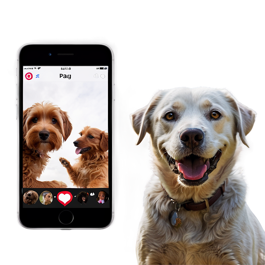 Facetime Call With Pets Png 57 PNG Image