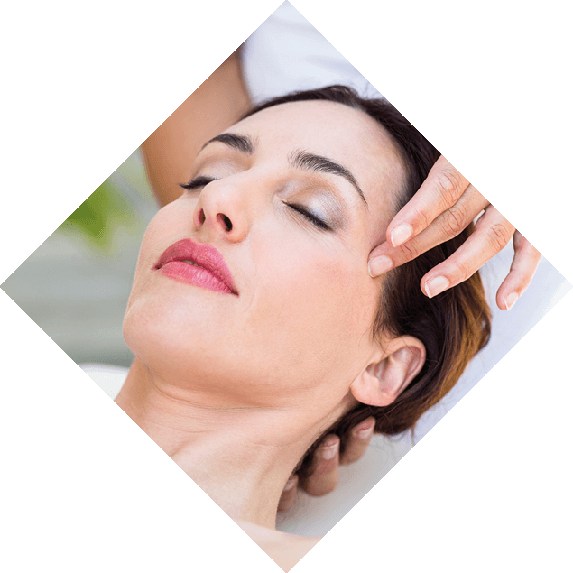 Facial Massage Relaxation PNG Image