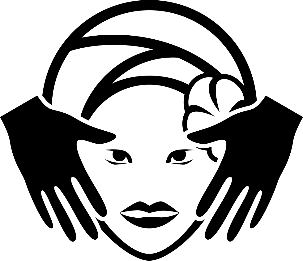 Facial Spa Icon Outline PNG Image