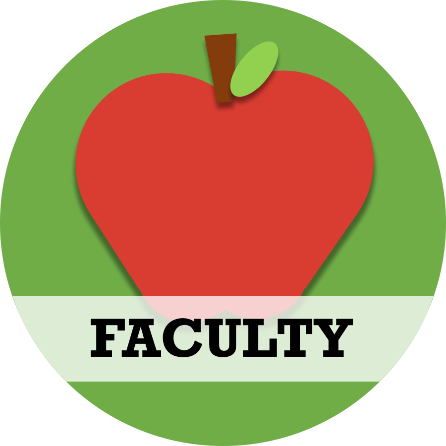 Faculty Apple Graphic PNG Image