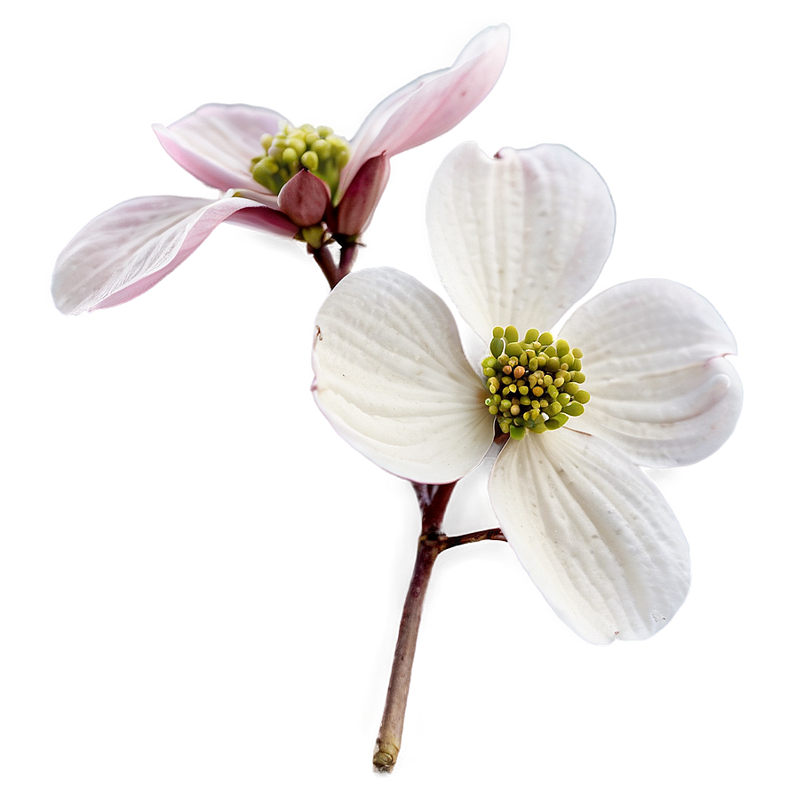 Faded Dogwood Flowers Png Quf45 PNG Image