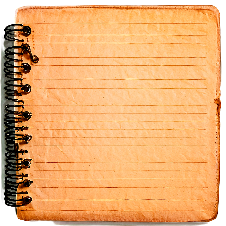 Faded Notebook Paper Png Alv PNG Image