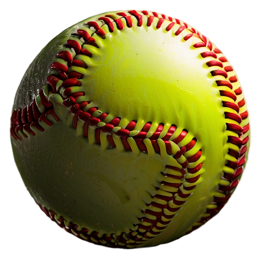 Faded Softball Emblem Png Efe28 PNG Image