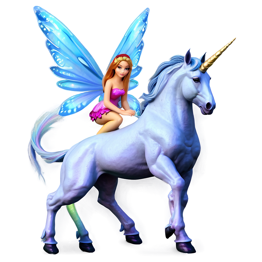 Fairy And Unicorn Png 05062024 PNG Image