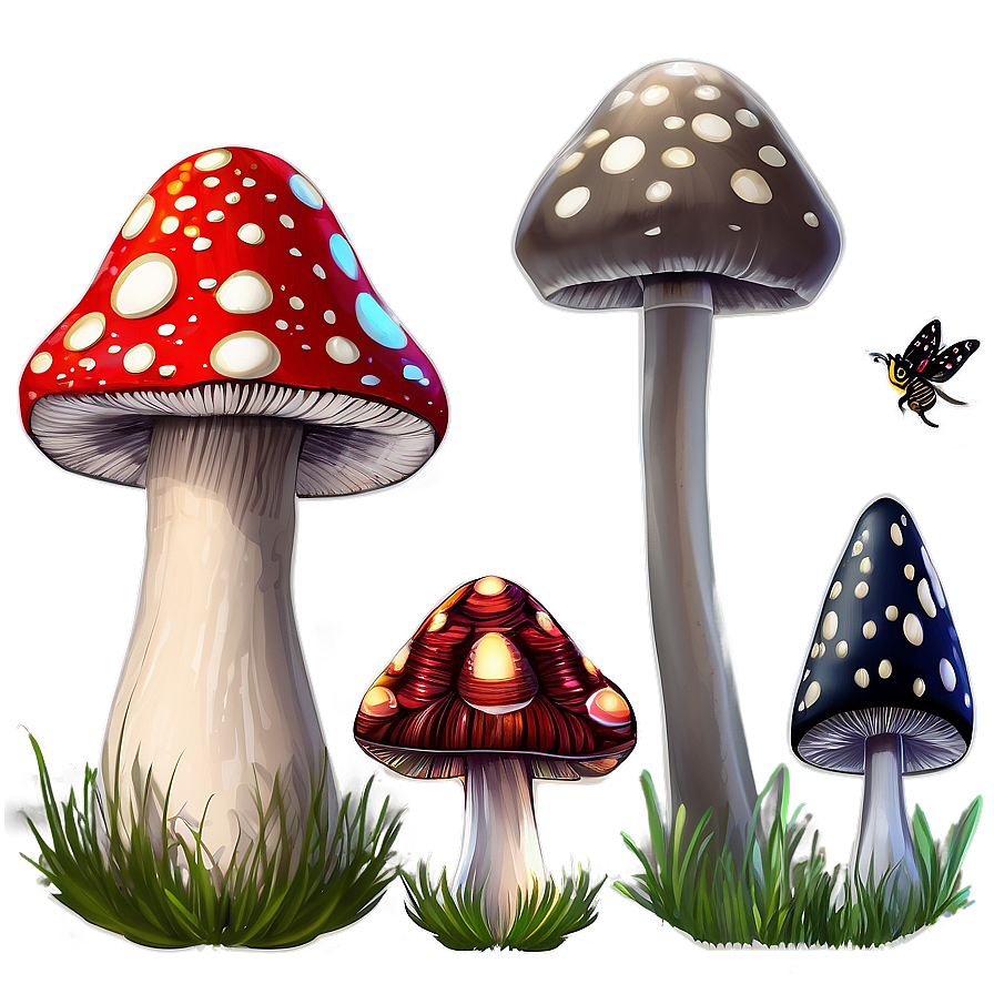 Fairy Tale Mushroom Png Edf PNG Image