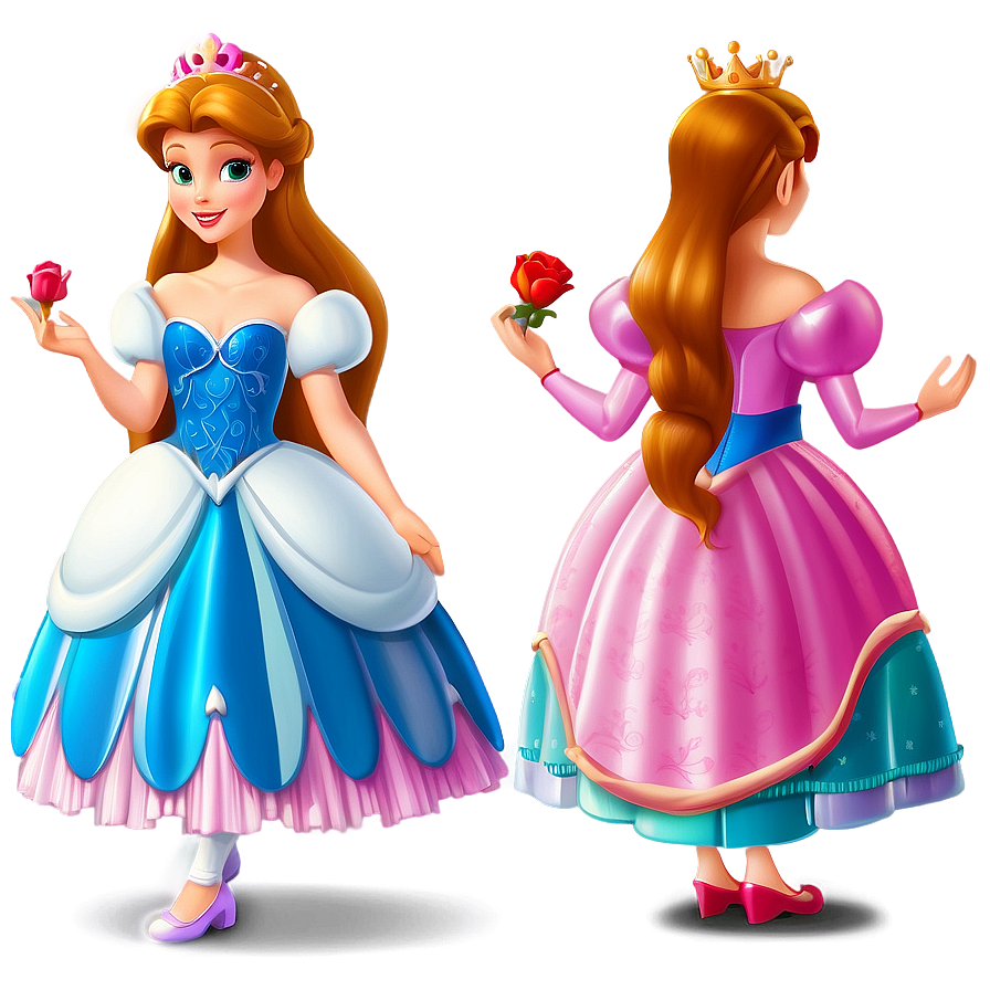 Fairy Tale Princess Cartoon Character Png Edy PNG Image