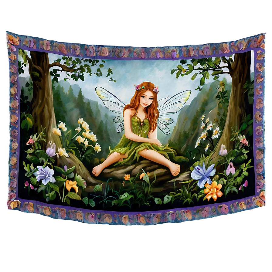 Fairy Tapestry Png Auh PNG Image