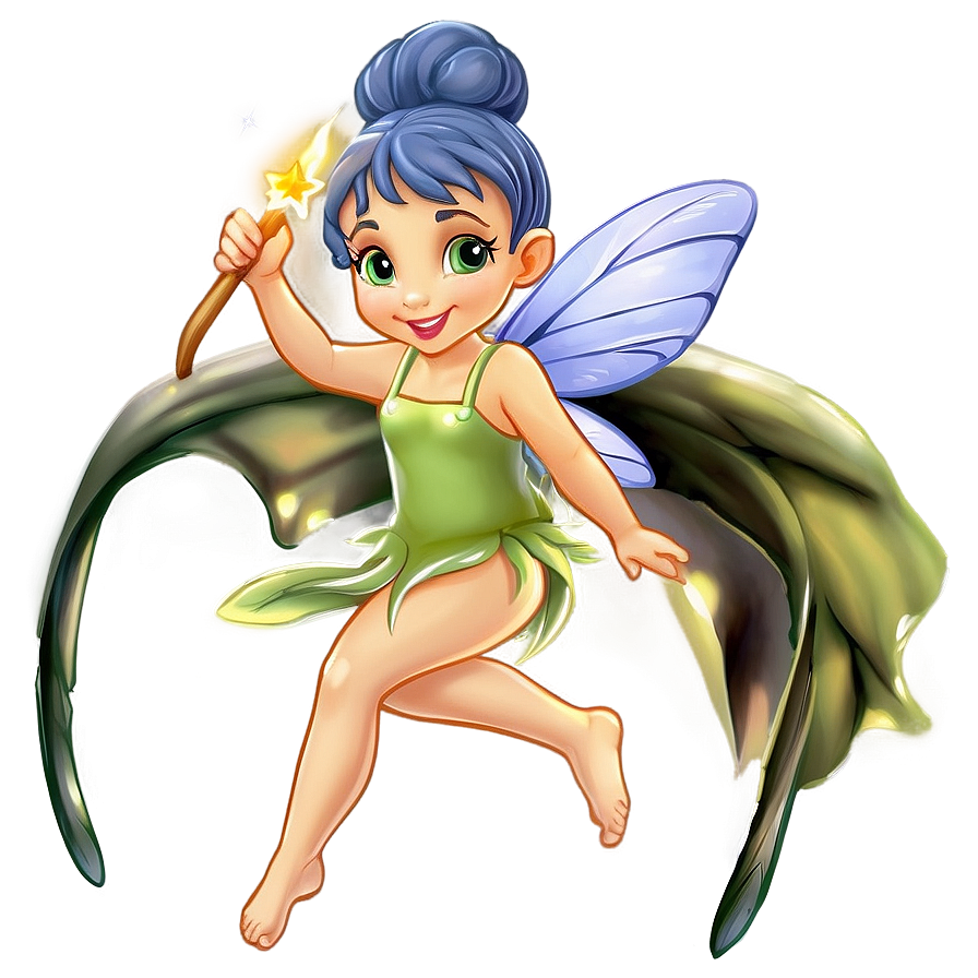 Fairy With A Wand Png Tds PNG Image