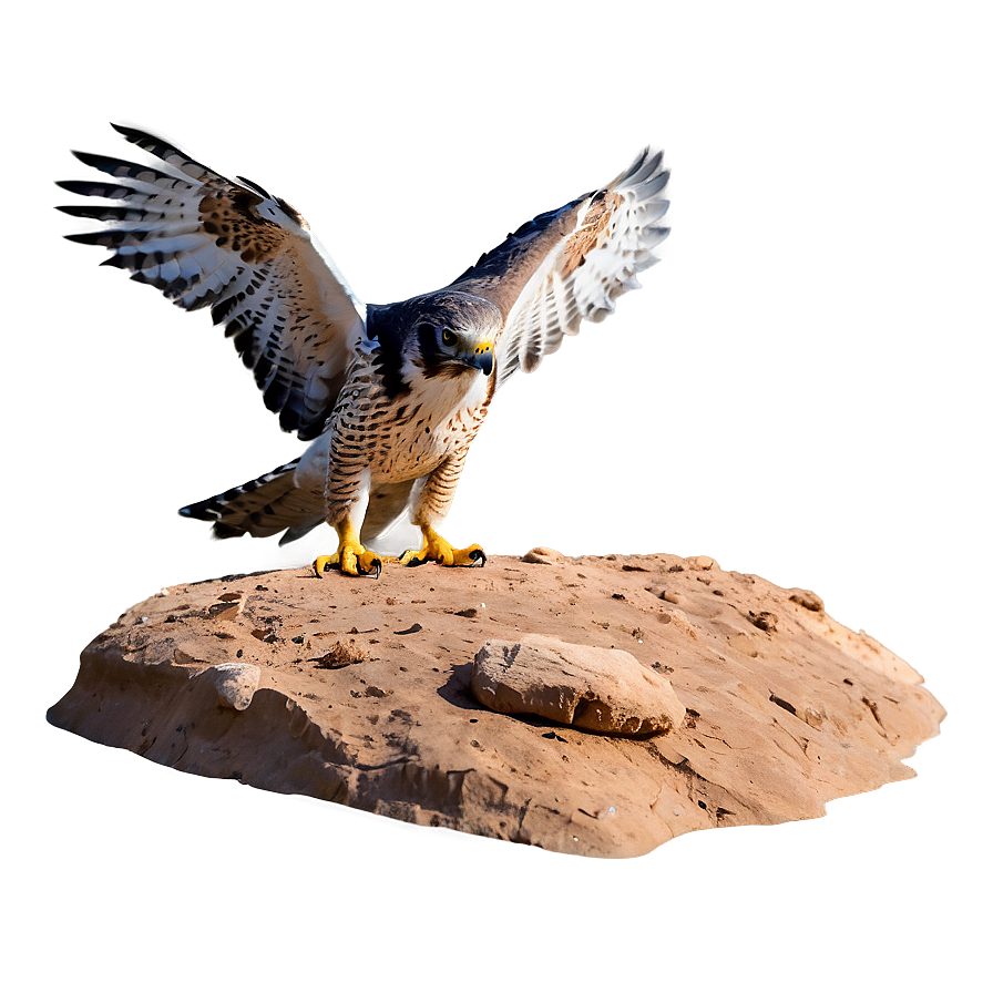 Falcon In Desert Png Aml29 PNG Image