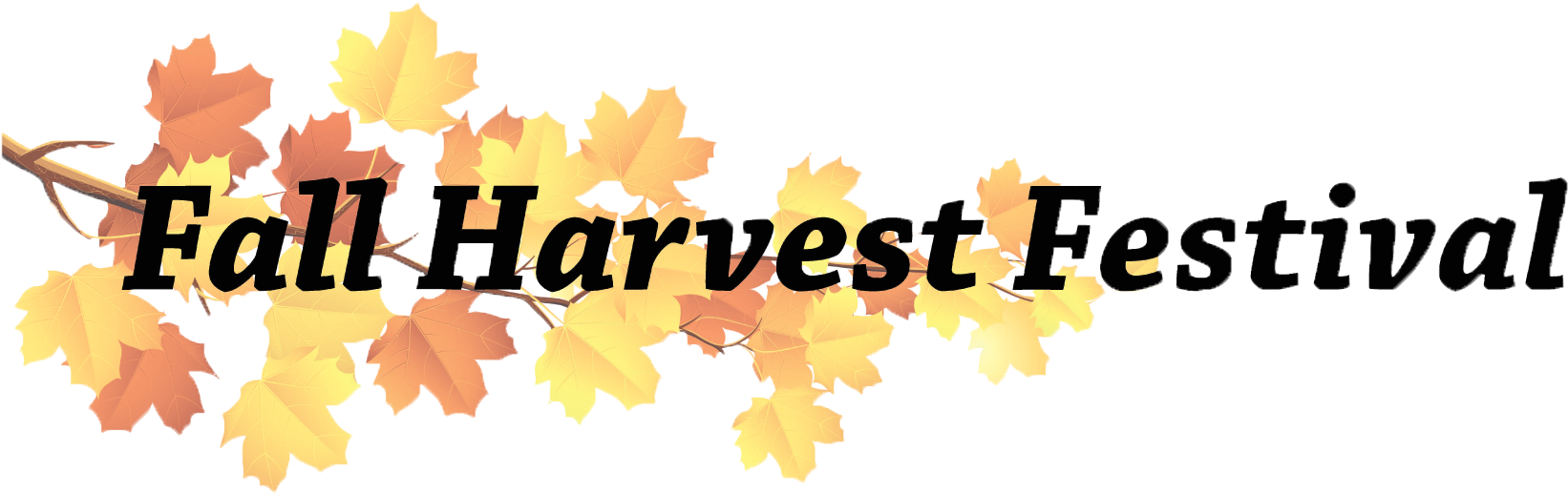 Fall Harvest Festival Graphic PNG Image