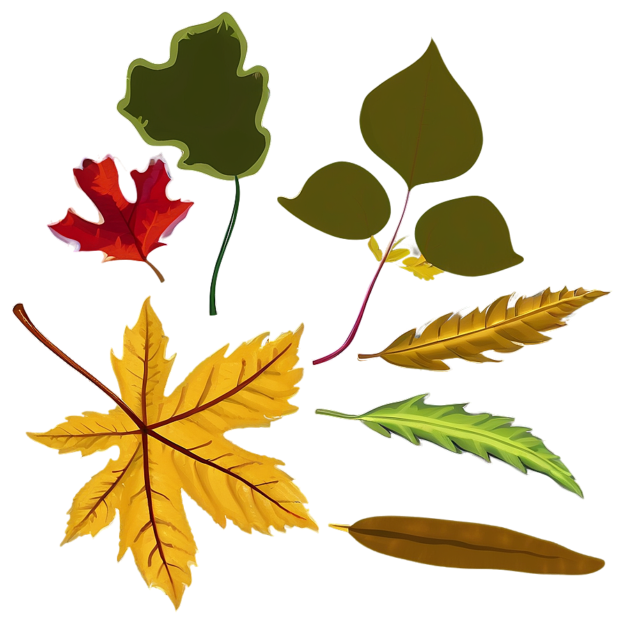 Fall Leaves B PNG Image