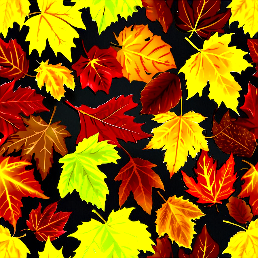 Fall Leaves Carpet Png 05042024 PNG Image