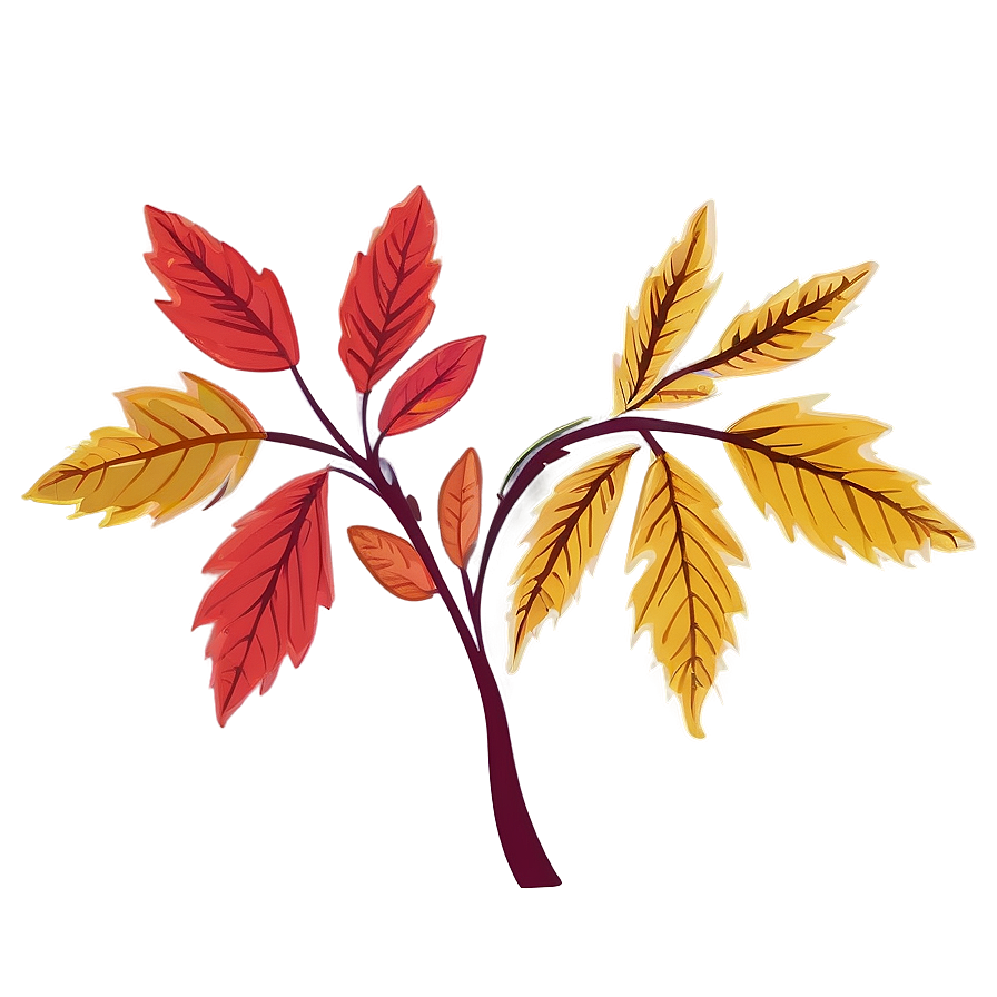 Fall Leaves Silhouette Png 9 PNG Image