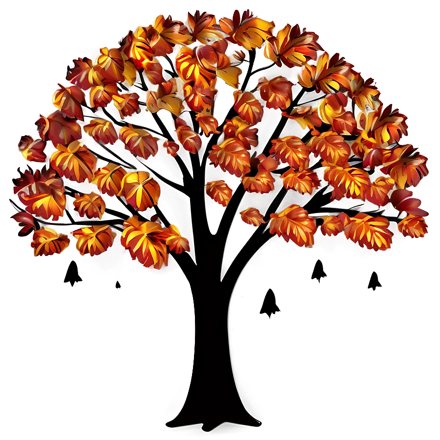 Fall Tree Artwork Png 06122024 PNG Image