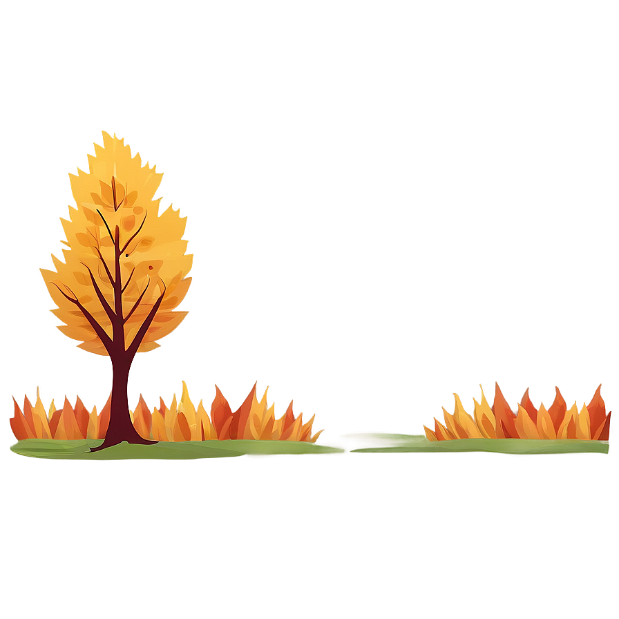 Fall Trees Landscape Png Gkg PNG Image