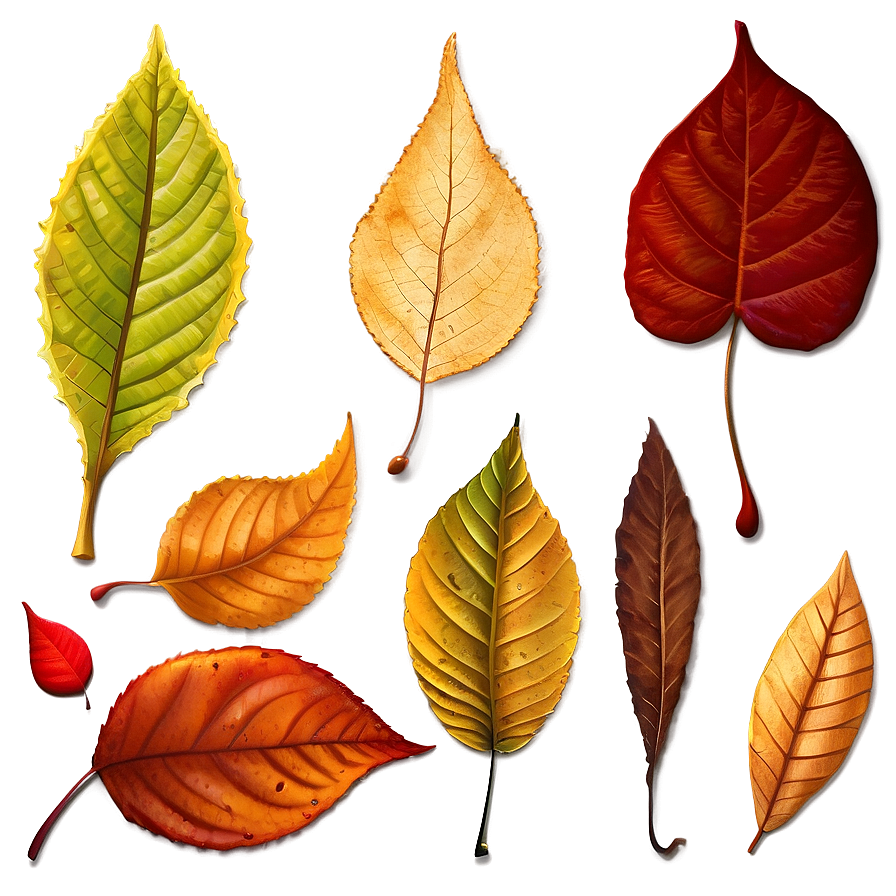 Fallen Leaves Clipart Collection Png 06292024 PNG Image