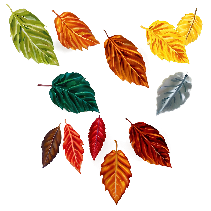 Falling Autumn Leaves Png Ohr PNG Image