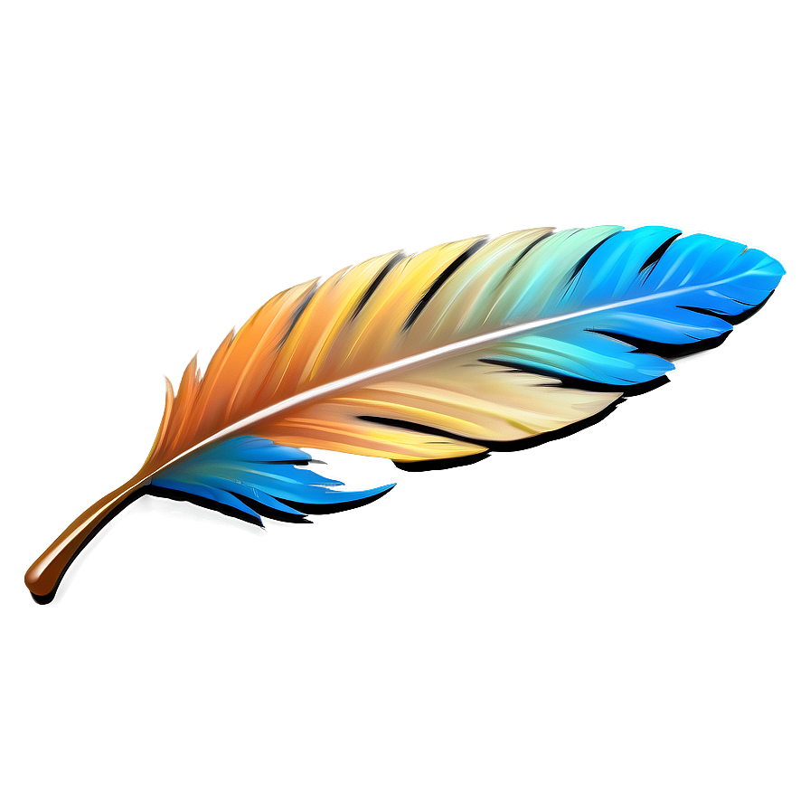 Falling Feather Motion Png Wbc49 PNG Image