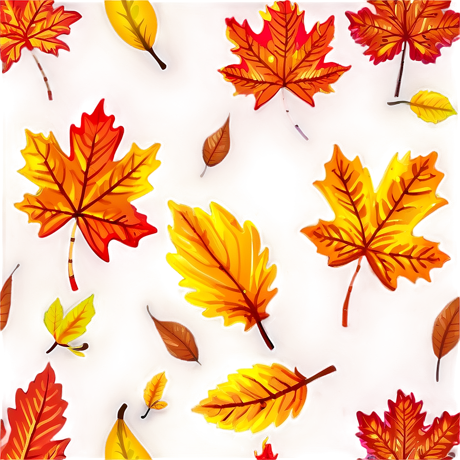 Falling Leaves C PNG Image