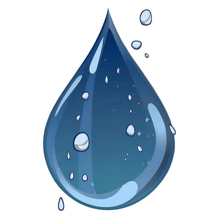 Falling Raindrop Transparent Png 06202024 PNG Image