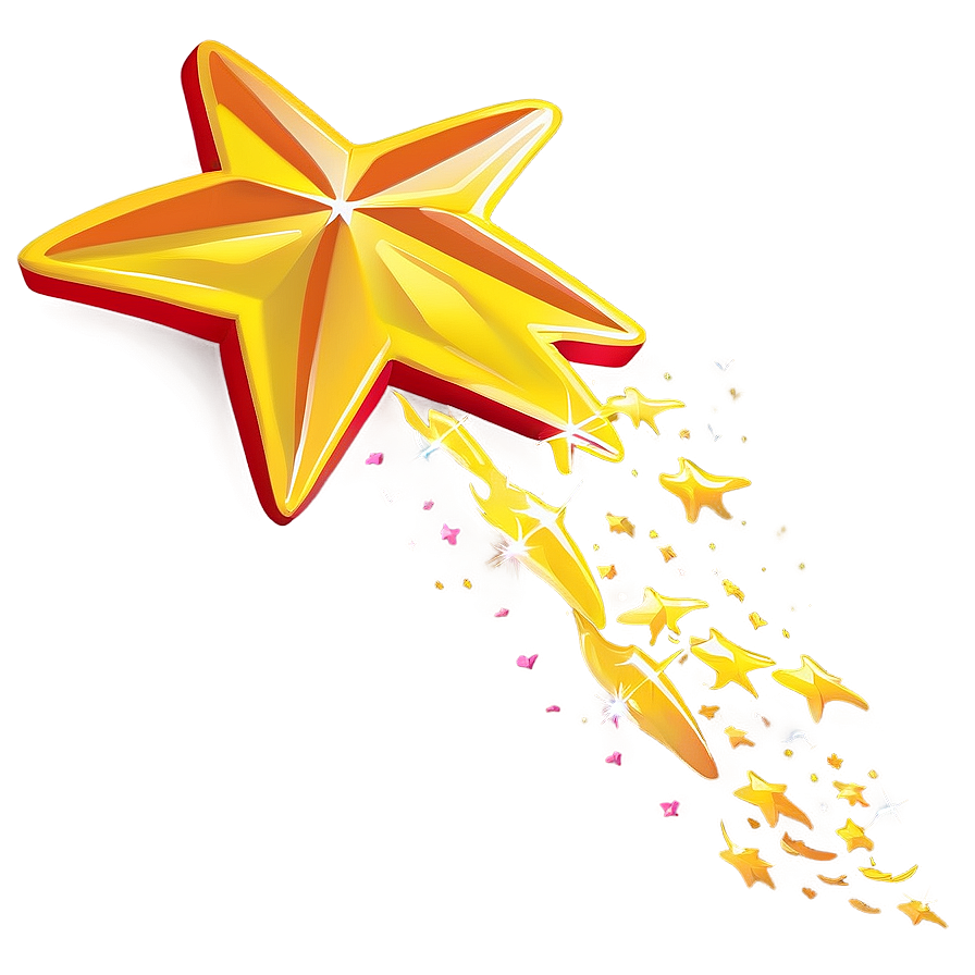 Falling Shooting Star Transparent Png Wdn PNG Image