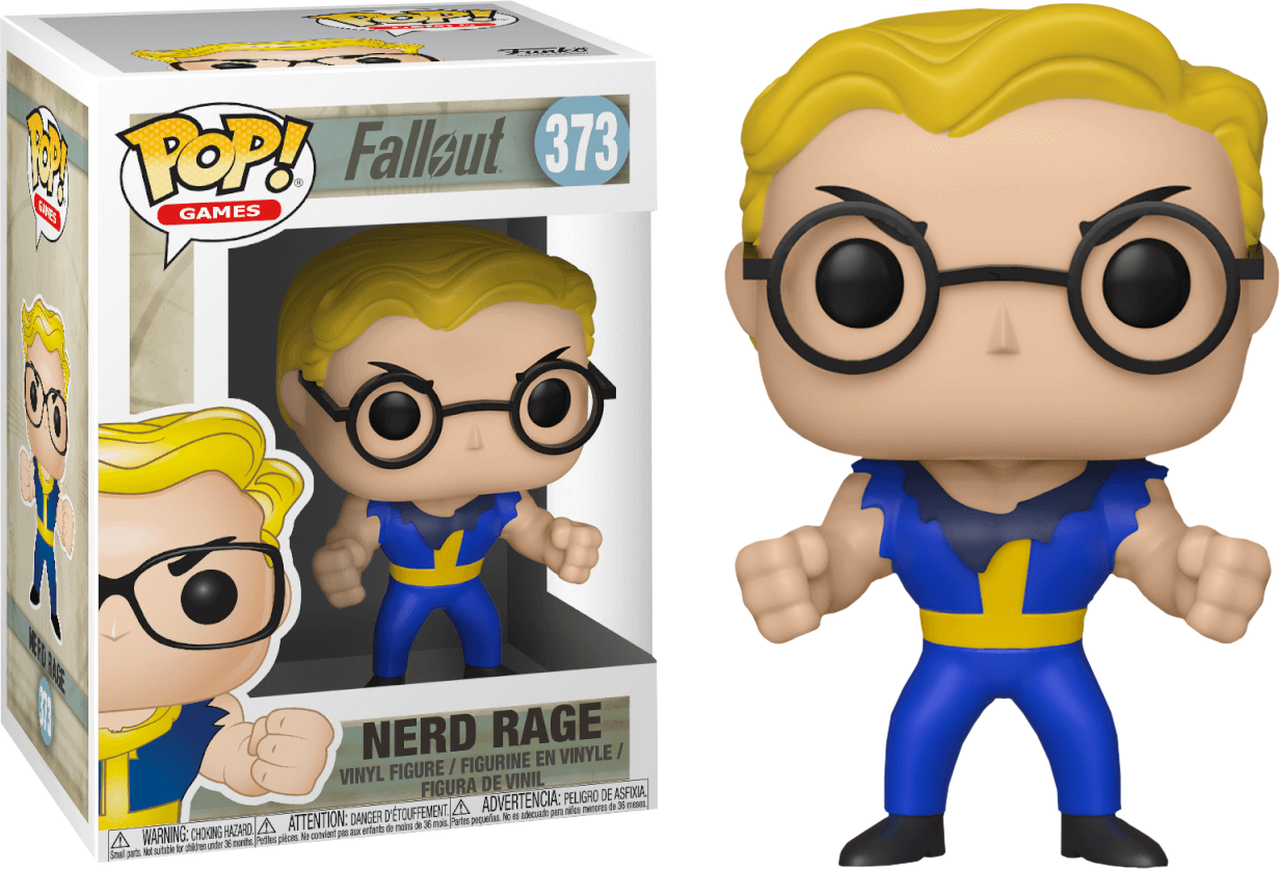 Fallout Nerd Rage Funko Pop PNG Image