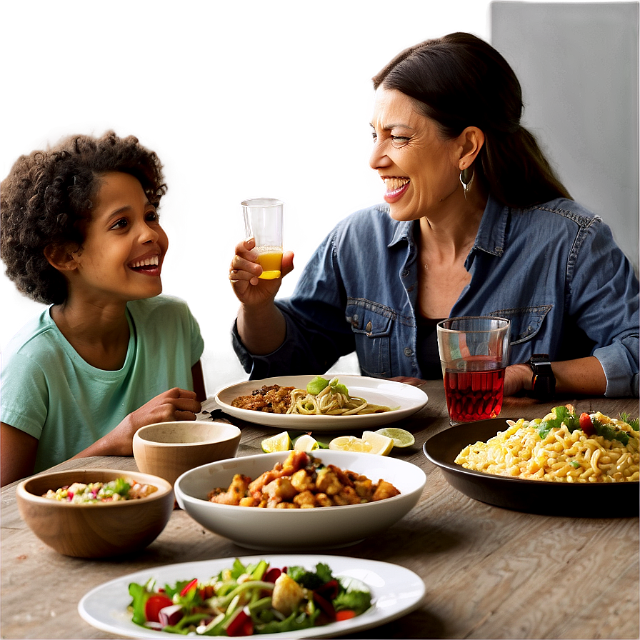 Family Celebrate Dinner Png 60 PNG Image