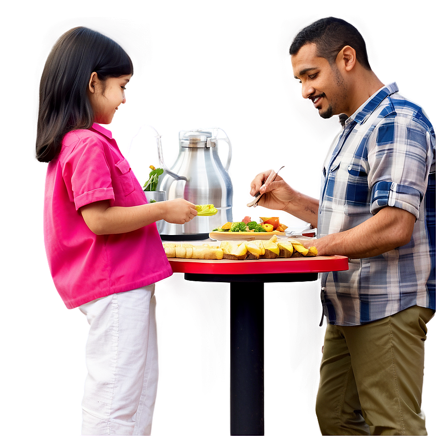 Family Dinner Cooking Png Bfk38 PNG Image