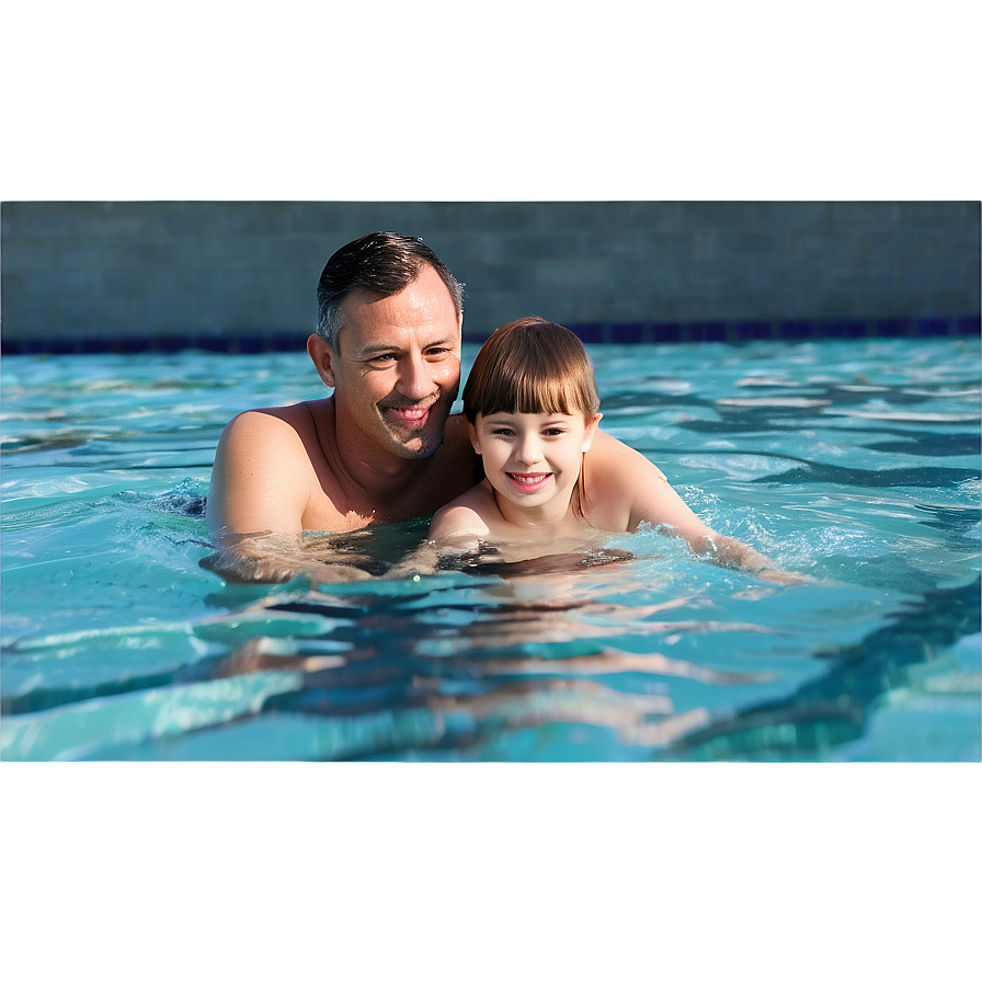 Family Enjoying Swimming Png Xla PNG Image