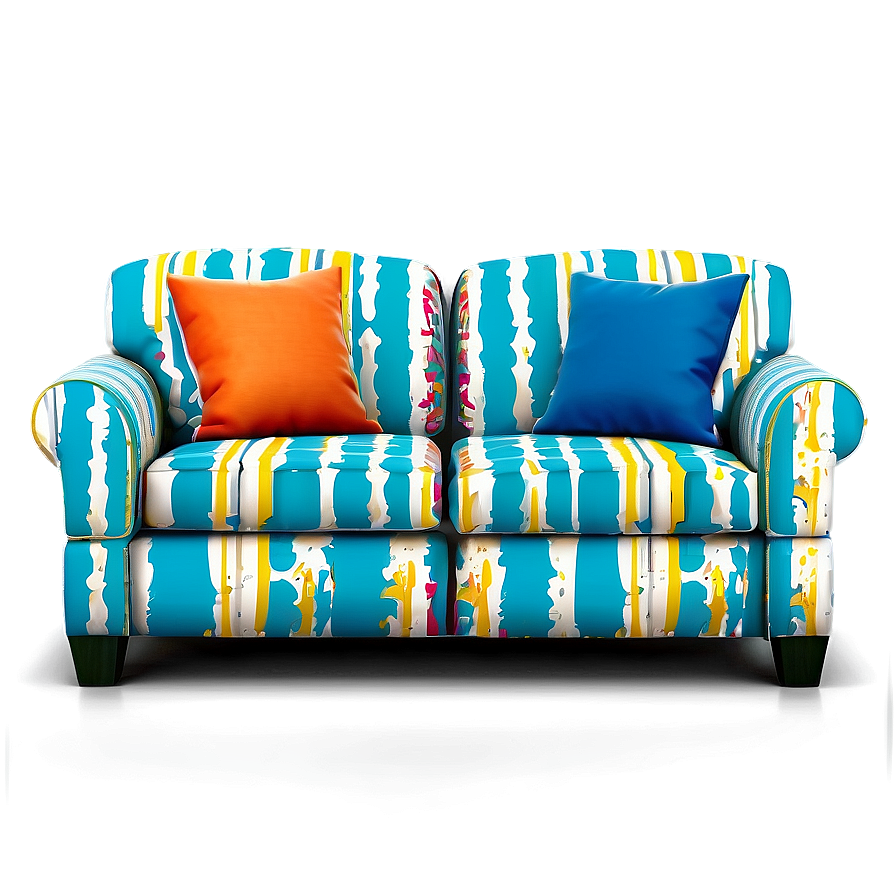 Family-friendly Sofa Design Png 05252024 PNG Image