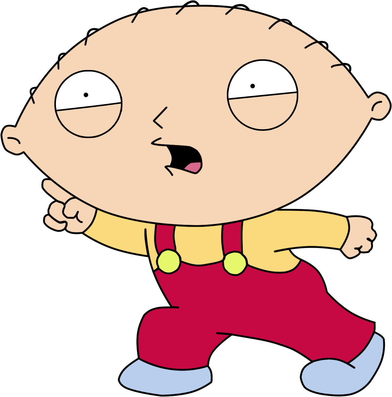 Family Guy Character Stewie Walking PNG Image