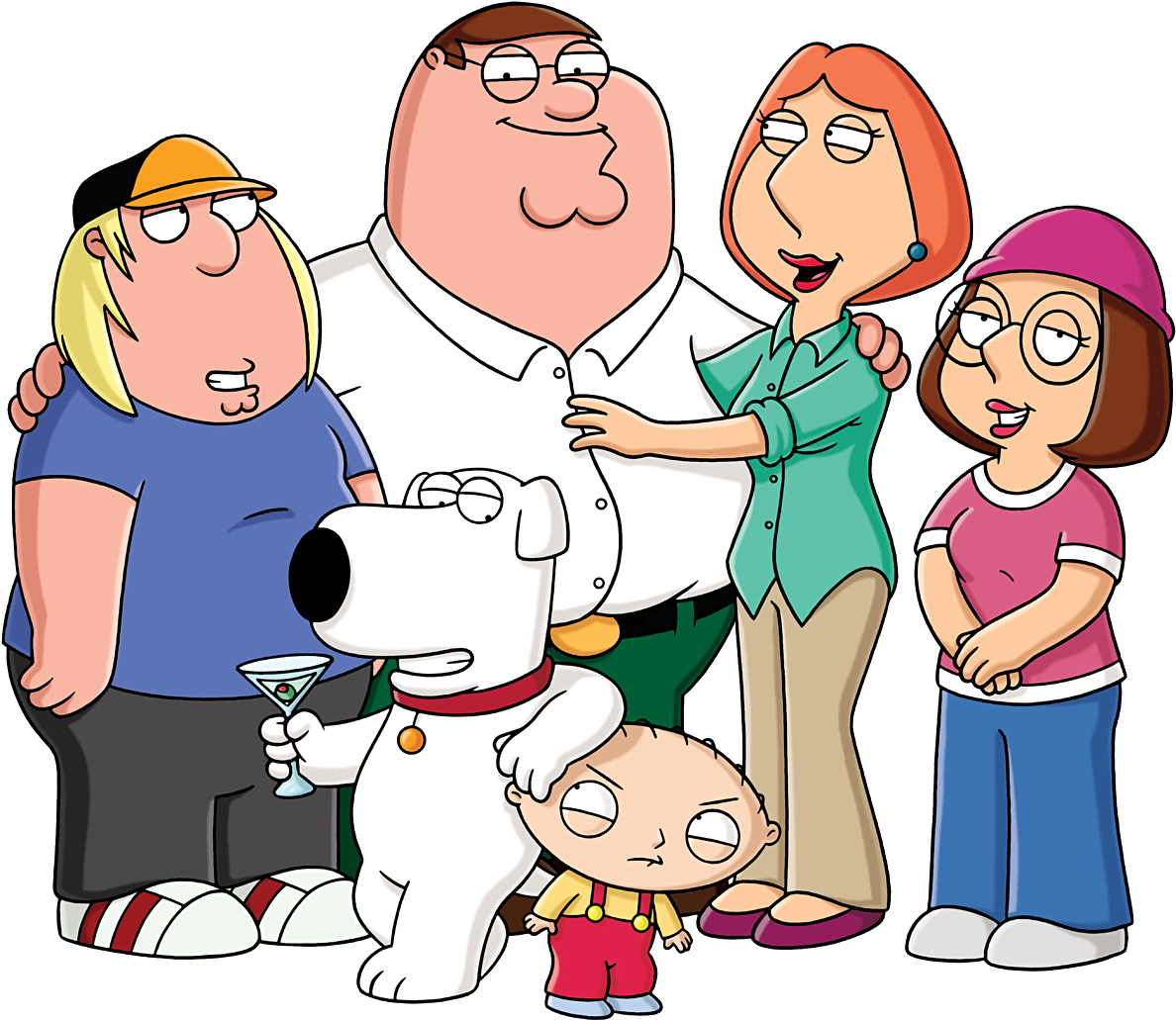 Family Guy Griffin Family Portrait PNG Image