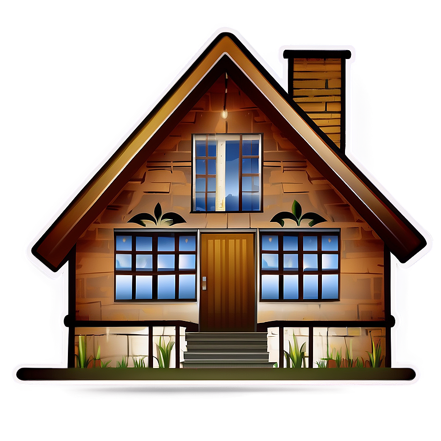 Family House Clipart Png Puf PNG Image