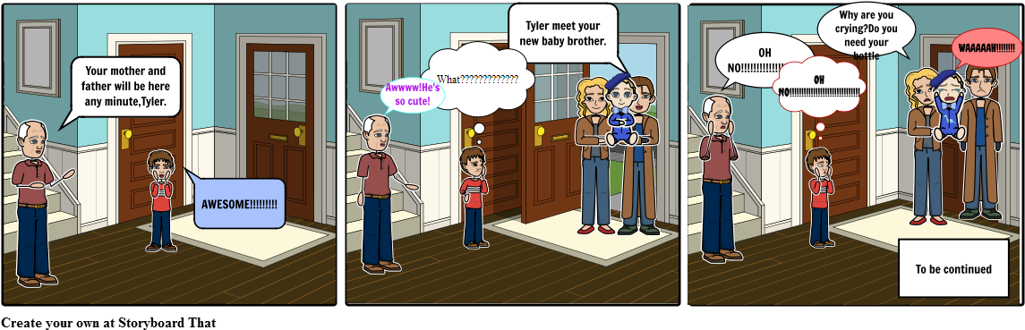 Family_ Introduction_ Comic_ Strip PNG Image