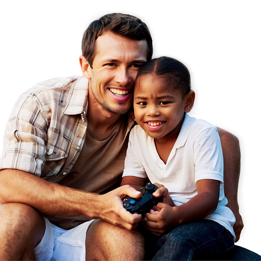 Family Playing Video Games Png Hjk75 PNG Image