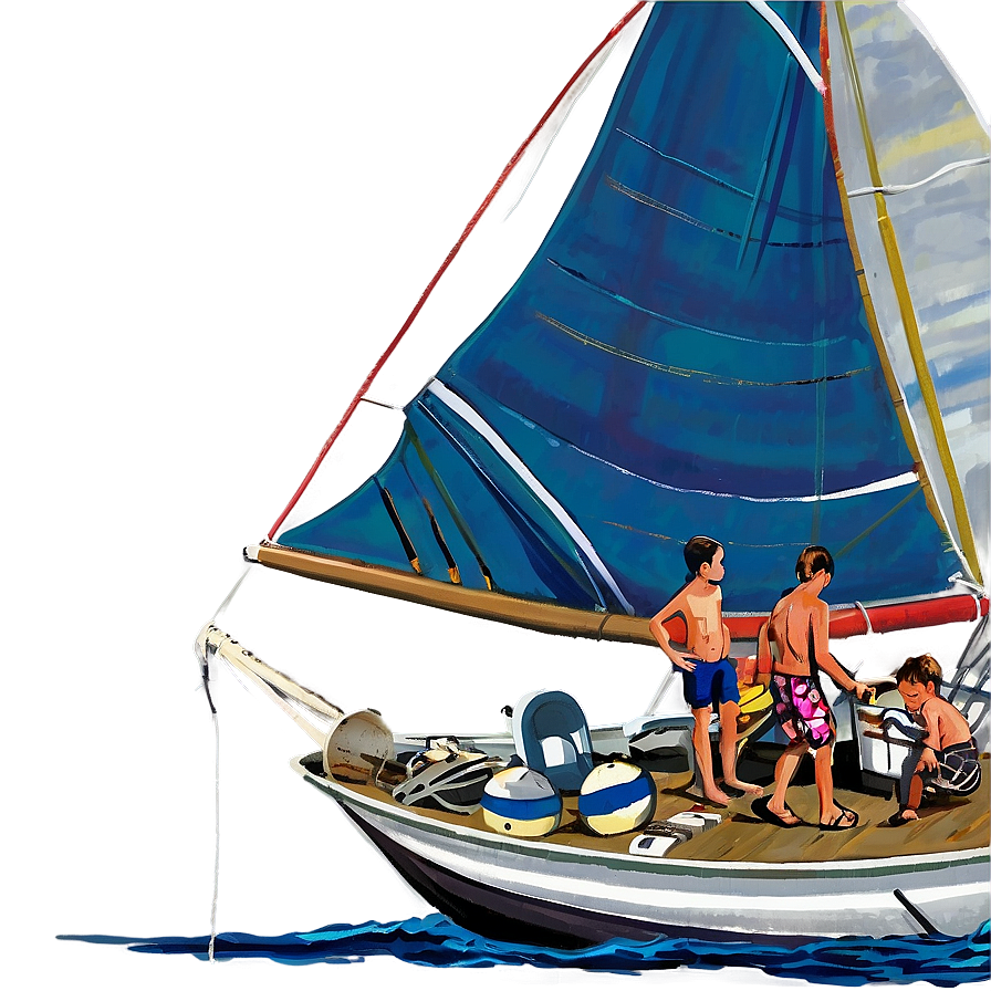 Family Sailing Holiday Png Qbg PNG Image