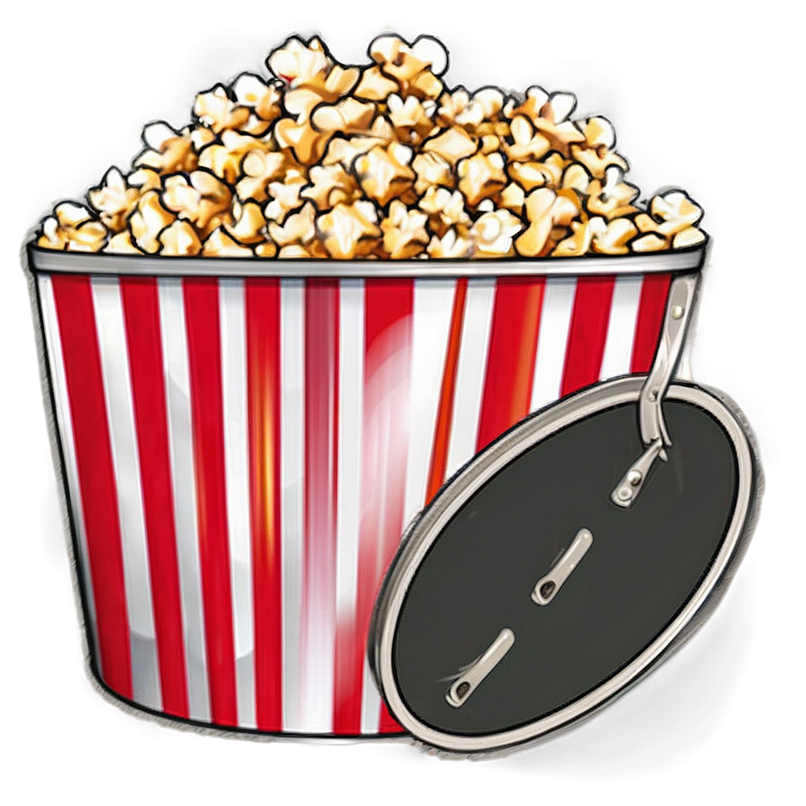 Family Size Popcorn Bucket Combo Png Dte PNG Image