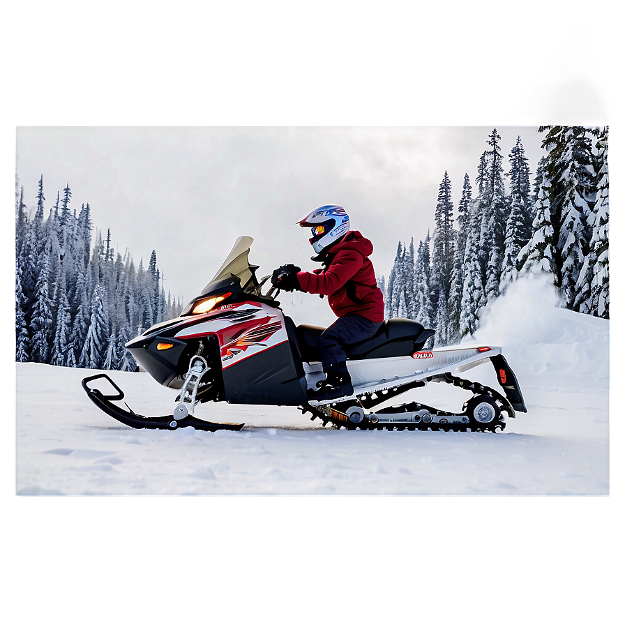 Family Snowmobile Trip Png 06252024 PNG Image