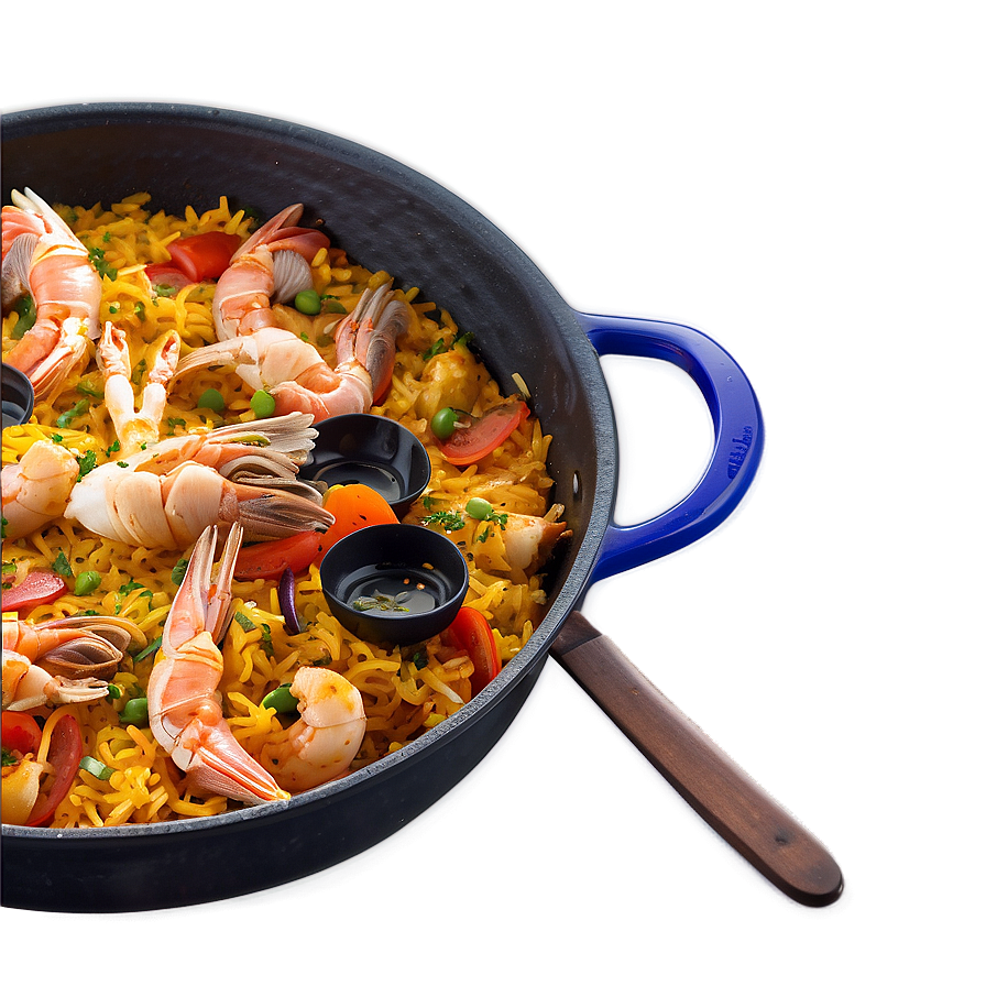 Family-style Paella Bake Png 06252024 PNG Image