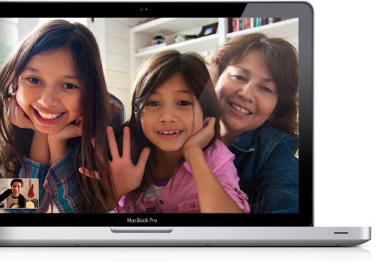 Family Video Call Mac Book Pro PNG Image